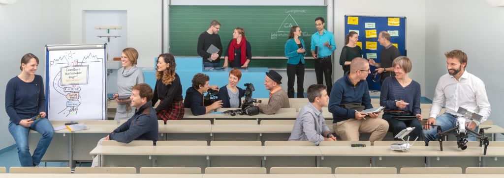 Gruppenfoto des ProLehre-Teams